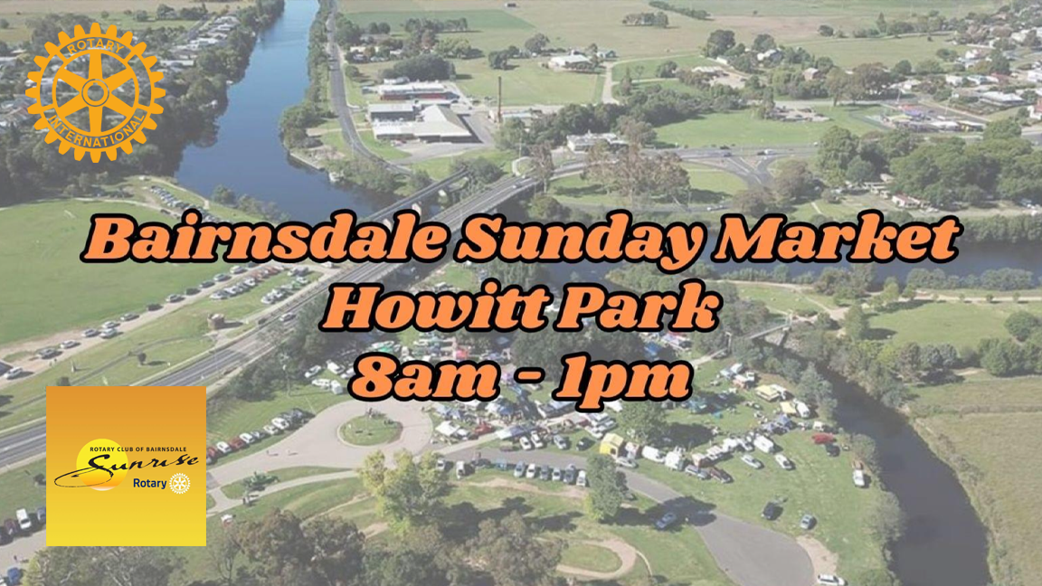 Bairnsdale Sunday Market – Howitt Park